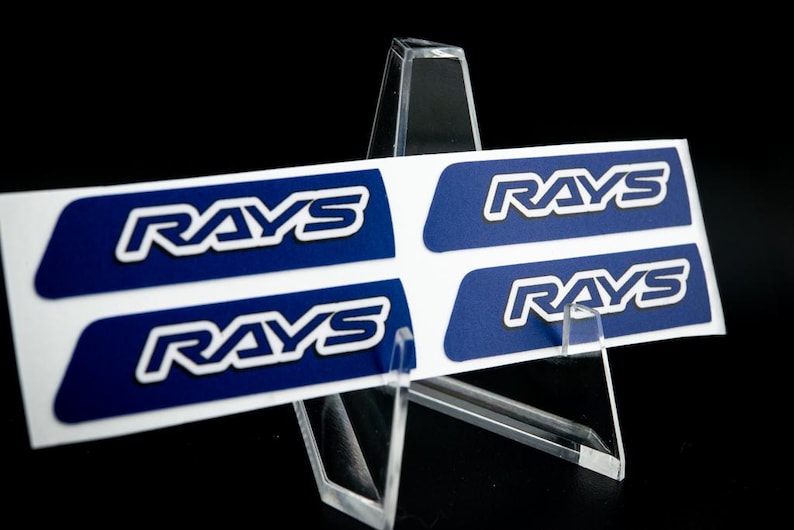 Rays Gram Lights 57DR / 57CR, 57DR-X Center Cap Stickers (4 PCS) image 7