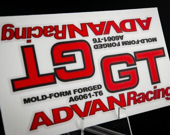 アドバン GT スポークステッカー（4枚） - Etsy 日本