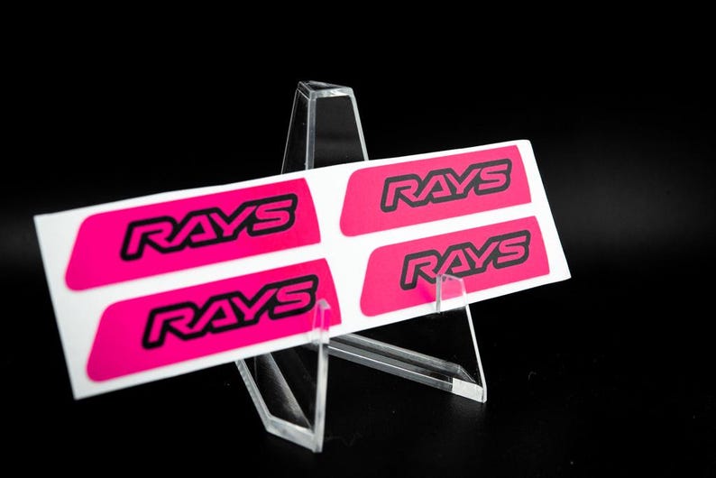 Rays Gram Lights 57DR / 57CR, 57DR-X Center Cap Stickers (4 PCS) image 6