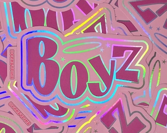 Holographic 90s 80s 2000s Retro Dolls Boys Sticker