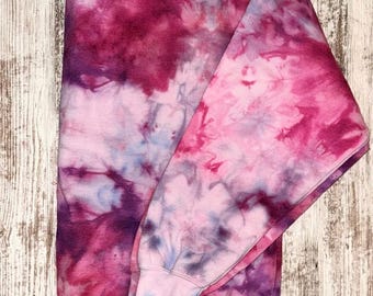 Custom Ice Dyed Sweatshirt – Handmade Tie Dye Crewneck, Unisex Pullover, Personalized Colors, Cozy Gift