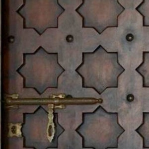 MASSGESCHNEIDERTE MAROKKANISCHE TÜR, handgefertigte geschnitzte Holztür aus Zedern- oder Eichenholz, einzigartiges Wohndekor, Riad-Design, Medina-Tür, Moorich-Stil, luxuriöse Türen