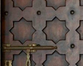 CUSTOM MOROCCAN DOOR, Handmade Carved Wooden Cedar or Oak Door, Unique Home Decor, Riad Design, Medina Door, Moorich Style, Luxurious Doors
