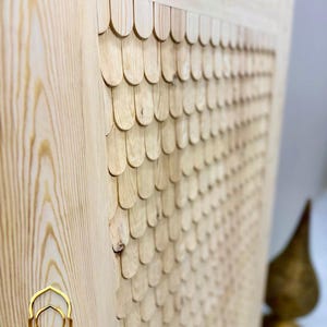 INDIVIDUELLES GARTENTOR, handgefertigte geschnitzte Holztür aus Zedern- oder Eichenholz, Gartentor, maurischer Stil, luxuriöse Türen, Medina-Tür, einzigartige Dekortüren