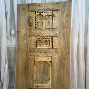 Vintage Moroccan Door, Carved Wooden Door, Berber Wood Door, Amazigh Berber Door, Wall door, Decor Door, door, Moroccan Doors, Amazigh Doors