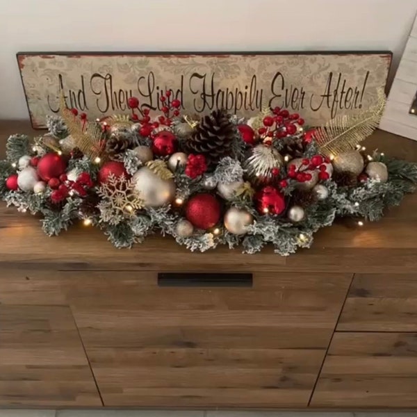2ft centrepiece with lights