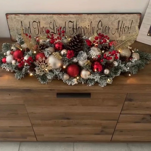 Christmas table centrepiece 2 ft
