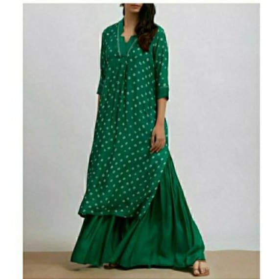 Presenting Western Wear Silk Kurti-lehenga Set at Rs 1509.00 | Mumbai| ID:  26134368830