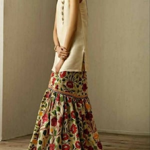 Floral garara pant,garara suit for women, party wear formal indian garara, multi colour pant,plus size garara