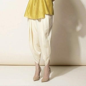 White dhoti pant, plus size tulip pant, Indian dhoti salwar