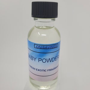 Fragrance Body Oil Aroma Baby Powder Scent Body Oil Fragrance,  Premium Quality,  in Glass Bottle