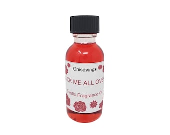 Fragrance Body Oil Aroma Lick Me All Over  Scent Body Oil Fragrance,  Premium Quality,  in Glass Bottle