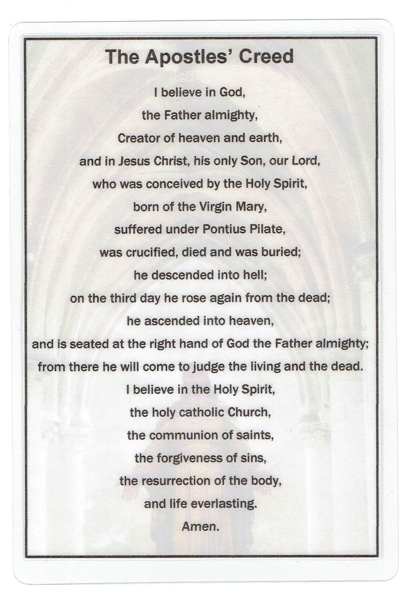 What Is The Apostles Creed