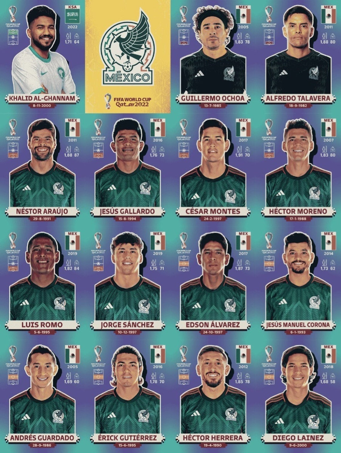 Cromos Mundial Qatar 2022 Stickers Pdf Para Imprimir Mas Etsy España