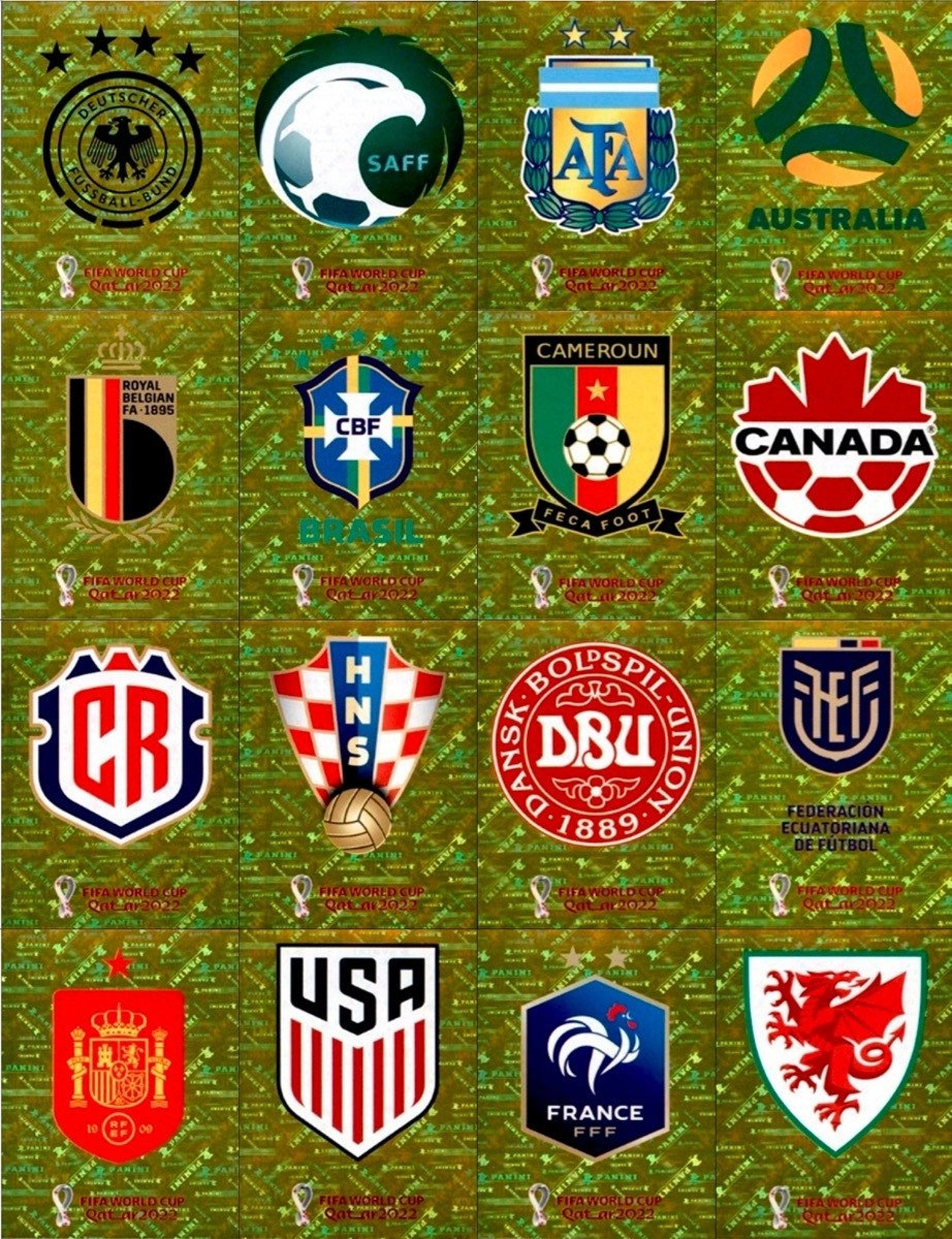 Cromos Mundial Qatar 2022 Stickers Pdf Para Imprimir Mas Etsy España