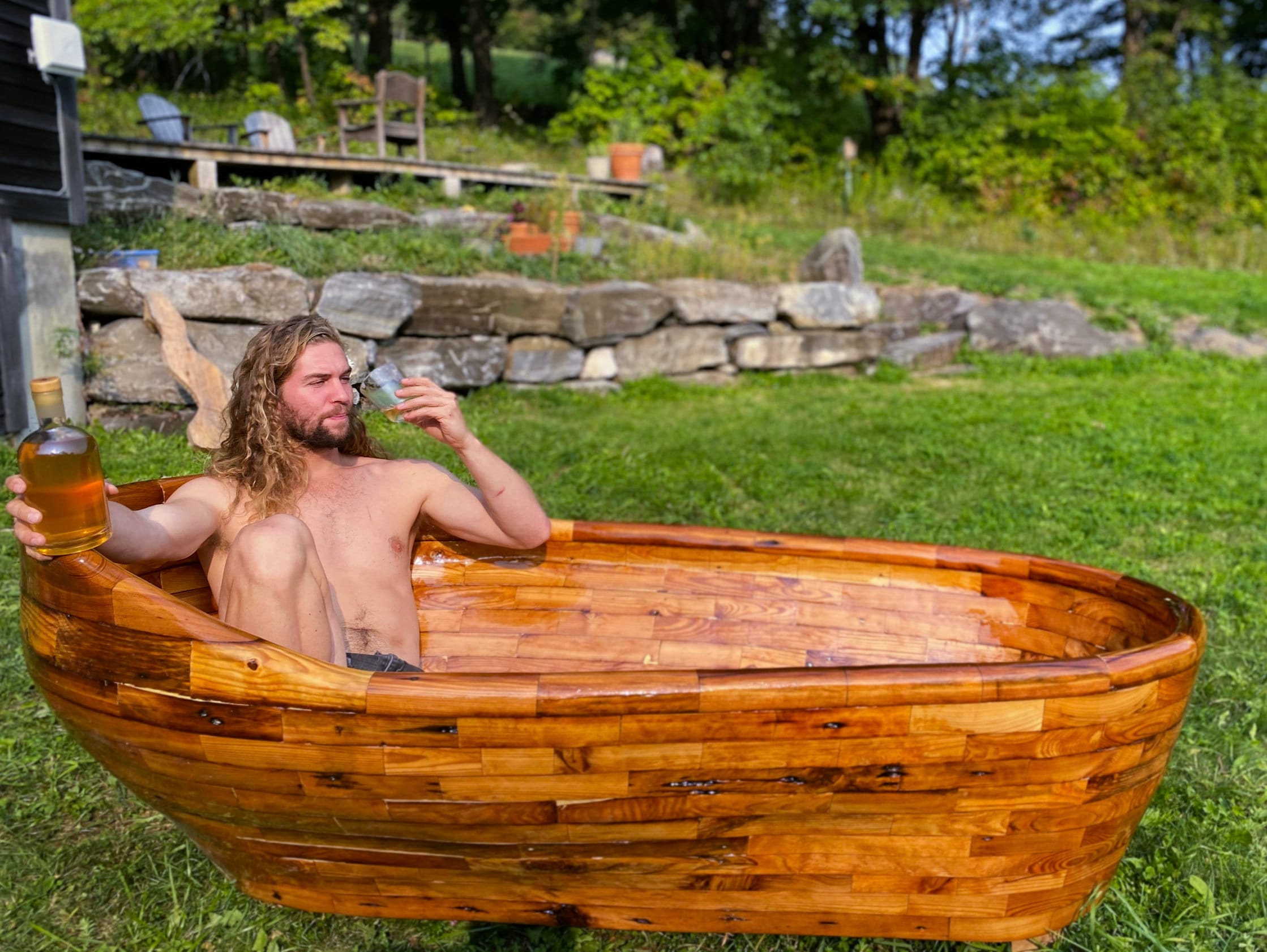 Wooden Bathtub (handmade Tub Wood, Cypress, Longleaf Pine, Reclaimed ...
