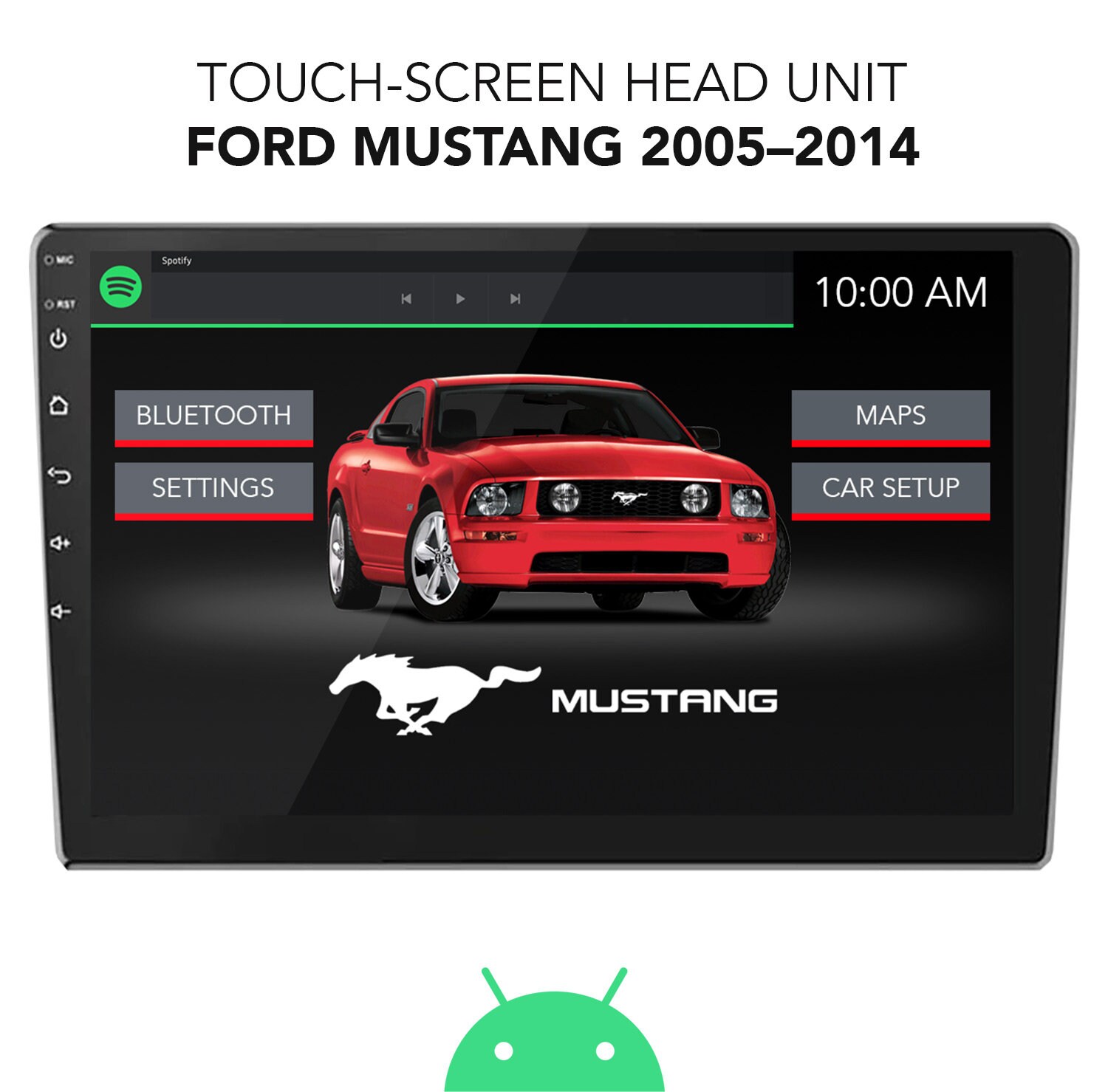Android Head Unit for Ford Mustang 2005 2006 2007 2008 2009 Etsy