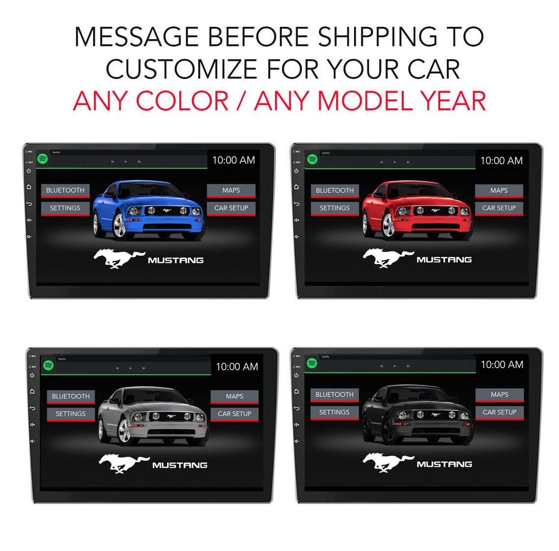 Android Head Unit for Ford Mustang 2005 2006 2007 2008 2009 Etsy