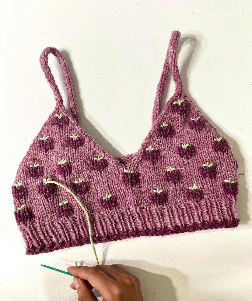 Carol Bralette Knitting Pattern – One Wild Designs