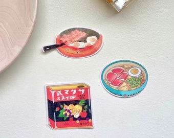 Anime Food Stickers
