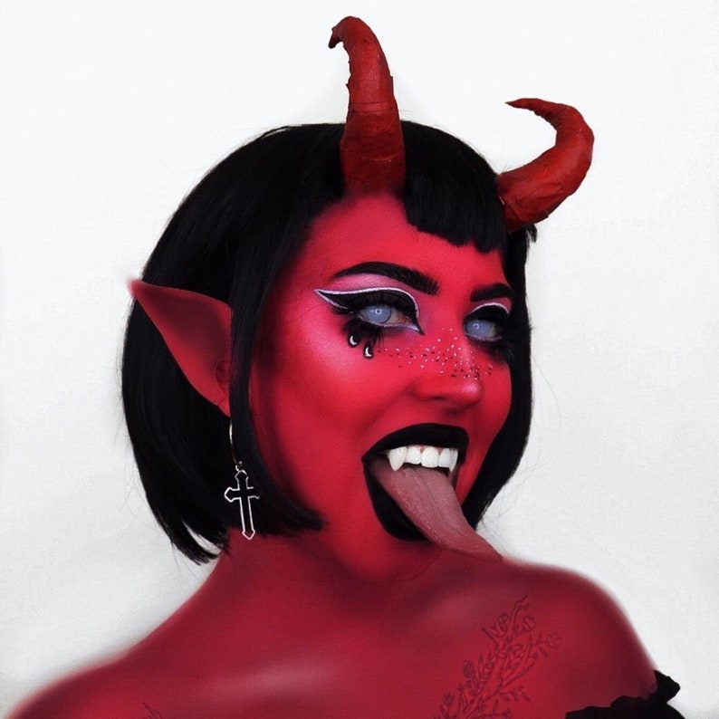 Demon Babe Alien Sticker / Satan Gothic Goth Punk Witch Egirl - Etsy