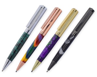 DIY Beadable Pen Kits Gold Chrome Woodturning Kits Pen Making Pen