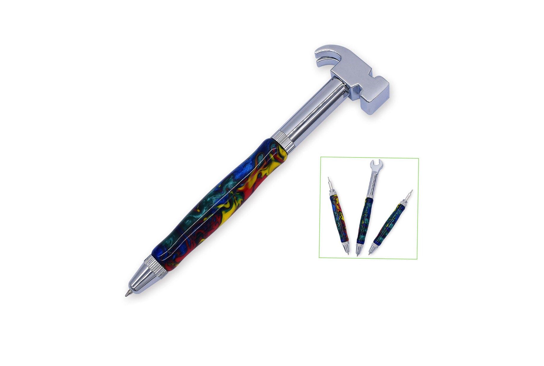 BP386 Chrome Hand Tool Ballpoint Pen Kits DIY Woodturning Etsy UK