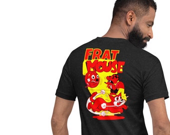 Frat Mouse Official Merch Unisex T Shirt - Red Rat Deviancy