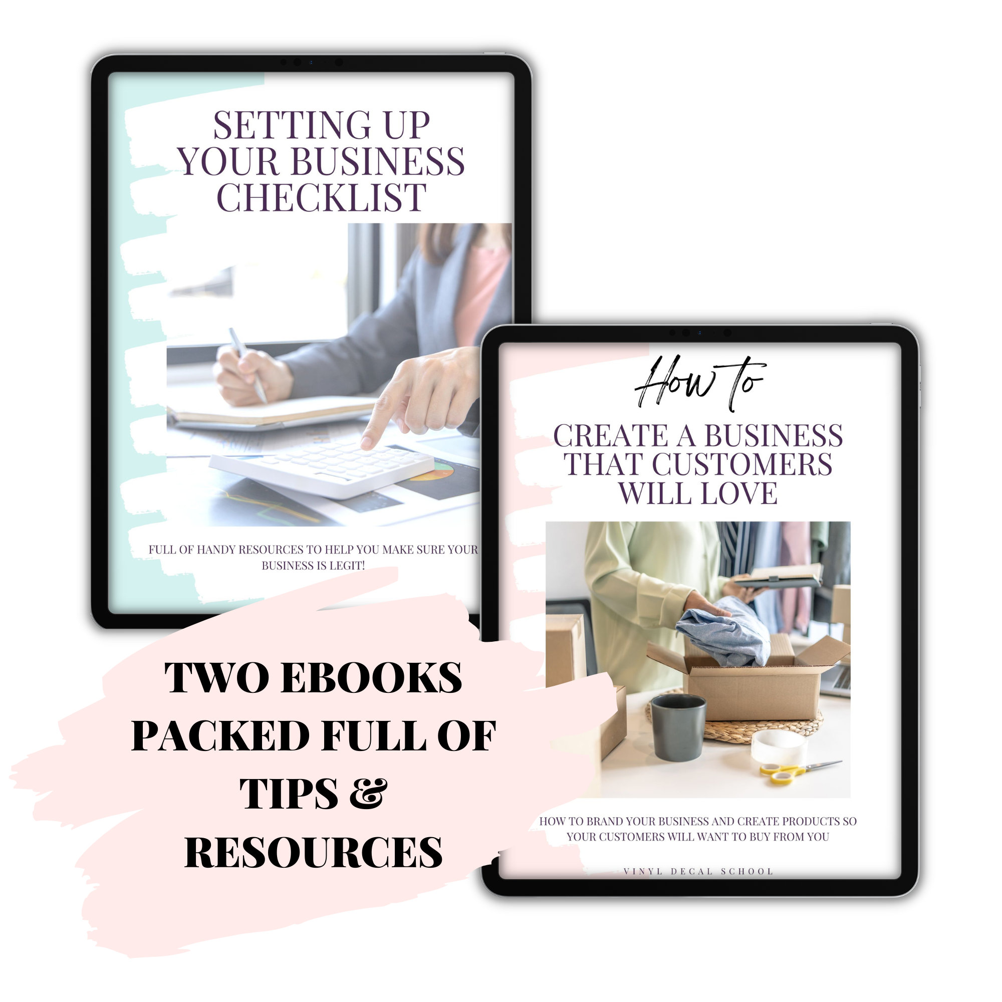 How to Start A Business With Your Cricut Bundle // Templates, Planner