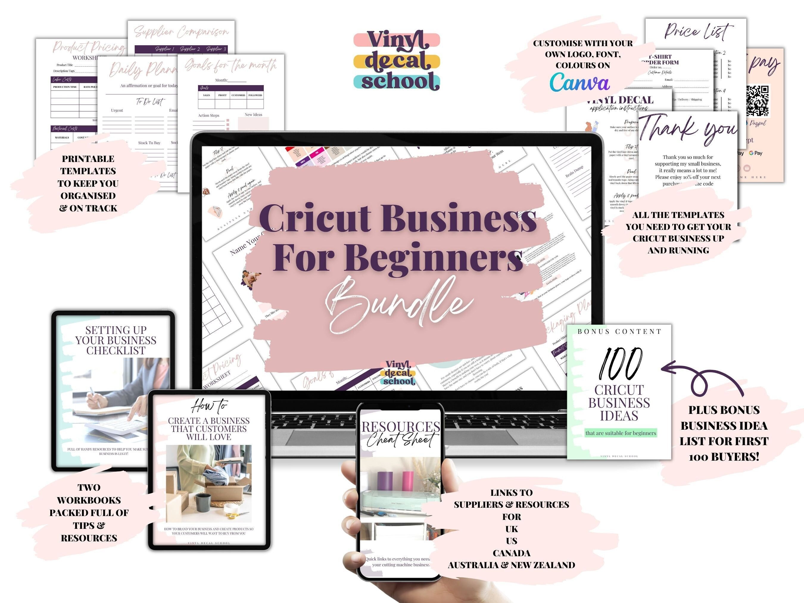 How To Start A Business With Your Cricut Bundle Templates Planner how-to-start-a-business-with-your-cricut-bundle-templates-planner