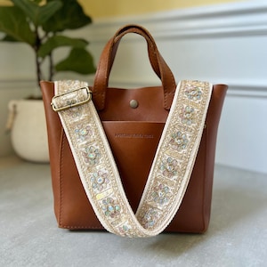 Goldspitze und Pailletten Blumen gestickte Taschengurt, Boho Geldbörse Gurt, 2 "breiter verstellbarer Crossbody Gurt, Geschenk für sie
