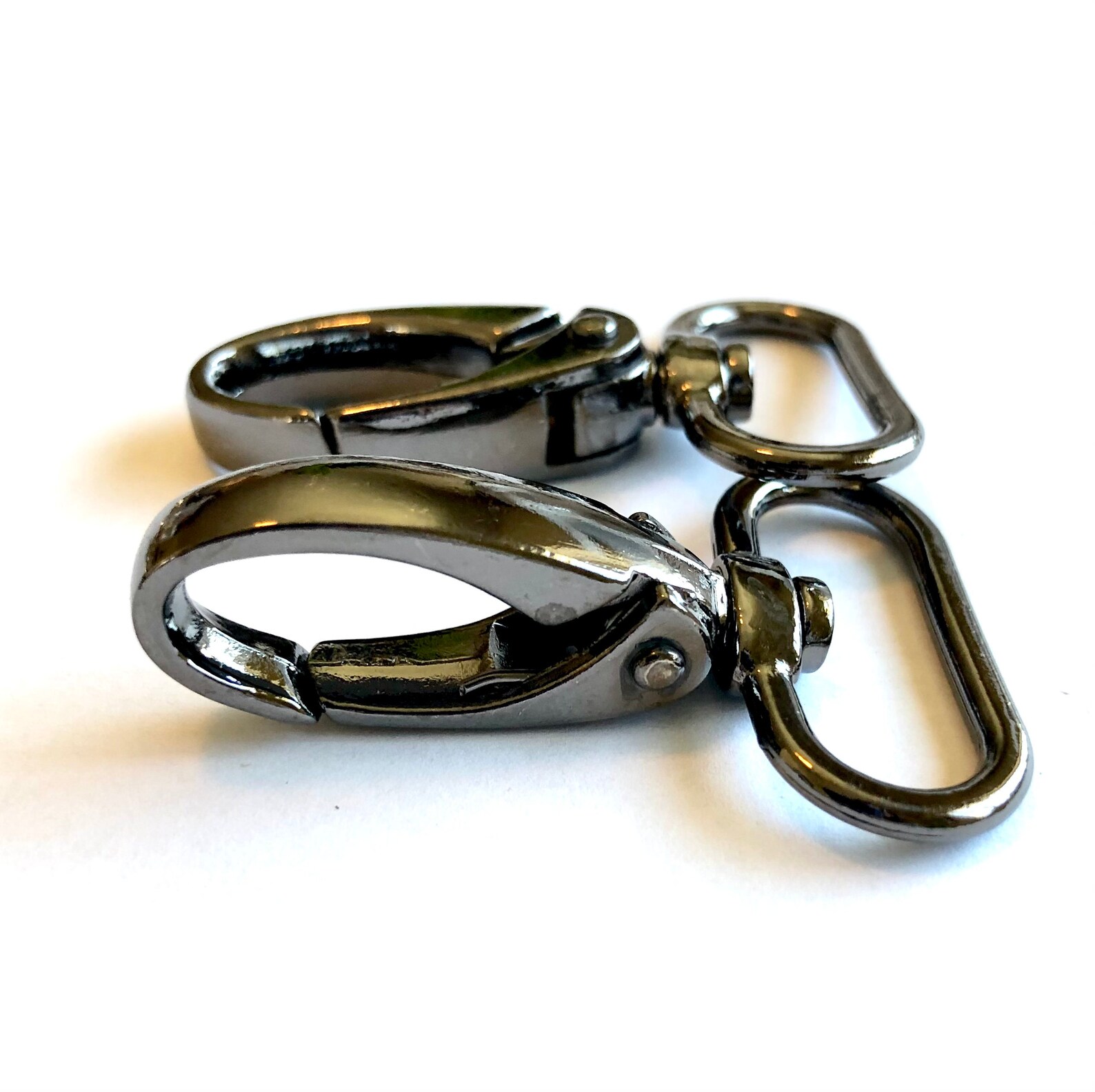 1 25mm Gunmetal adjustable purse strap hardware set Etsy