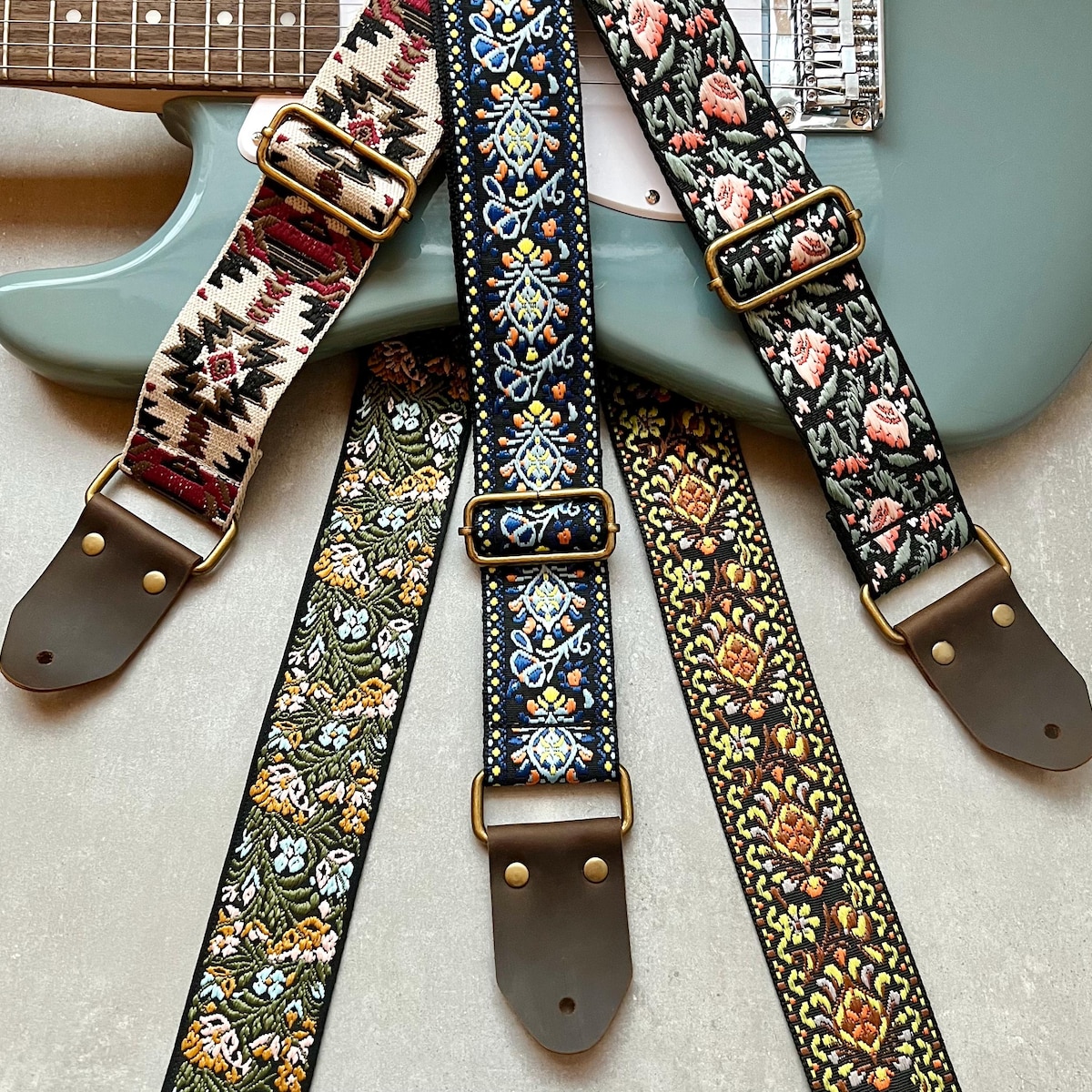 Retro Style Guitar Straps