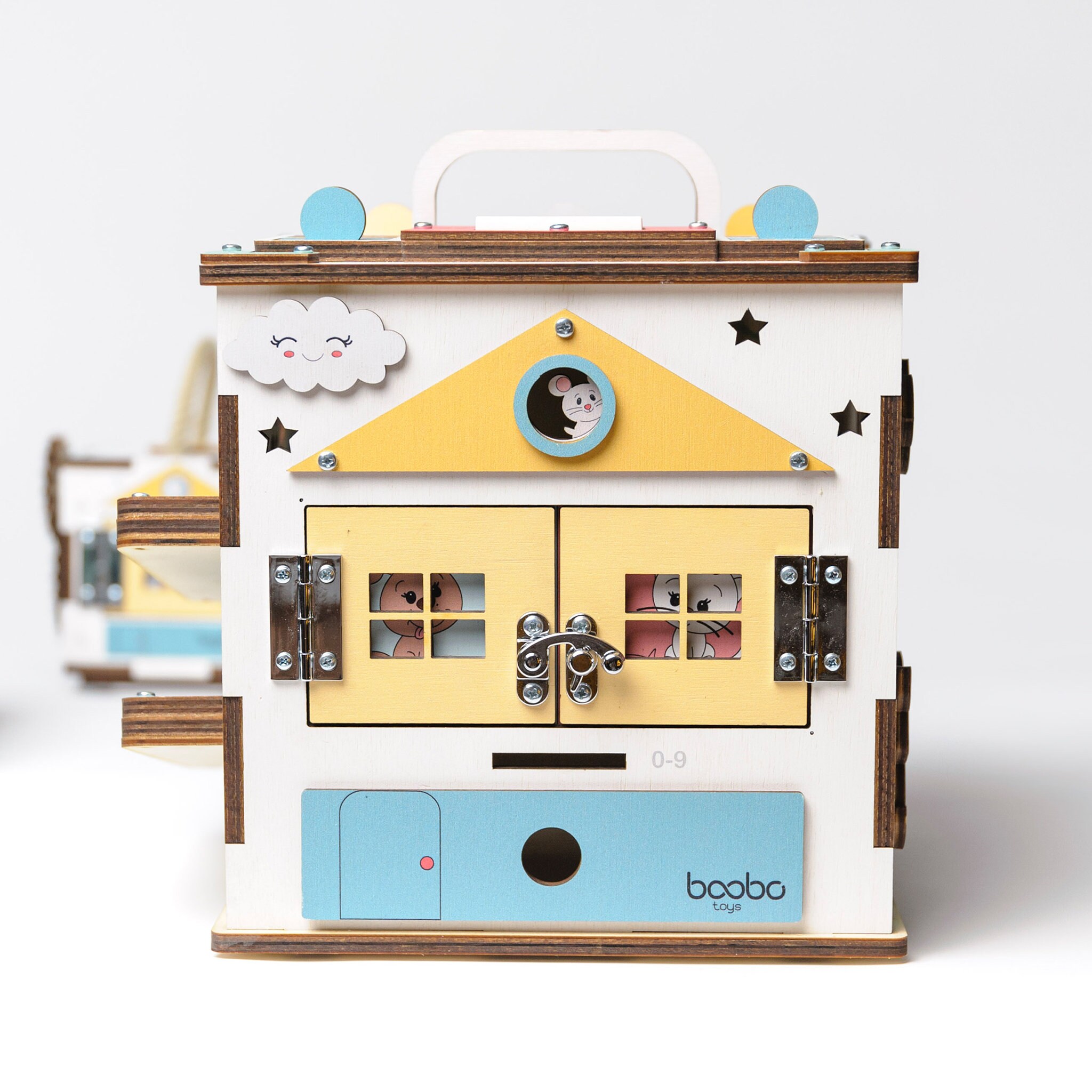 Busy Cube Medium - Montessori, Educational Activity Cube - Personalis…
