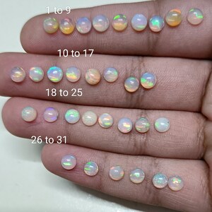 AAA+++ Top Quality Natural Ethiopian Opal Cabochon Lot Welo Opal Making Jewelry Cabochon Oval mm size