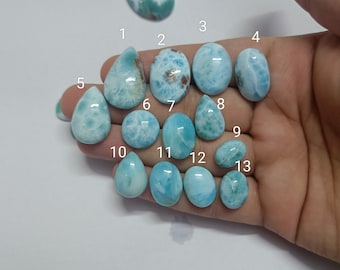 AAA+ Quality Larimar Cabochon Gemstones | Round Stone