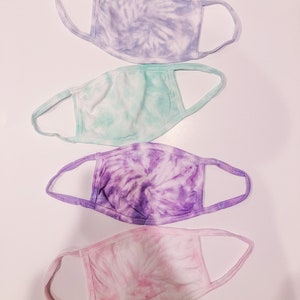 Pastel Tie Dye Masks