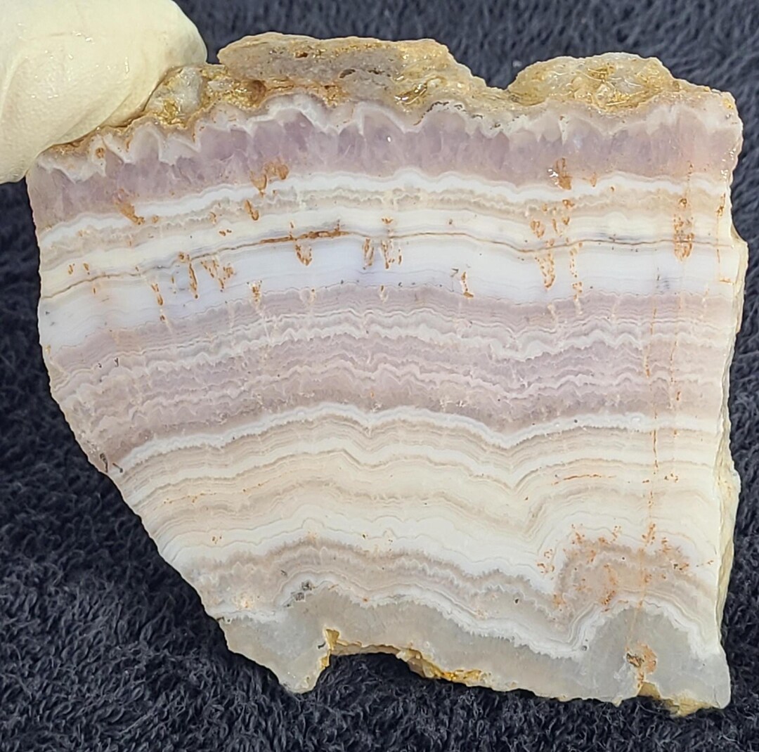 Purple Slabs Rocks Purple Lace Agate, Lapidary Slabs, Rock Slab - Etsy