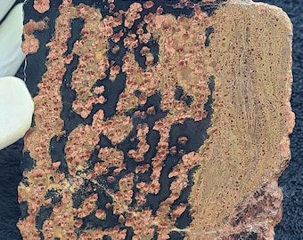 Peanut Obsidian, Lapidary Slabs, Rock Slab