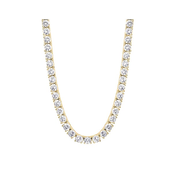 Diamond Tennis Necklace Etsy