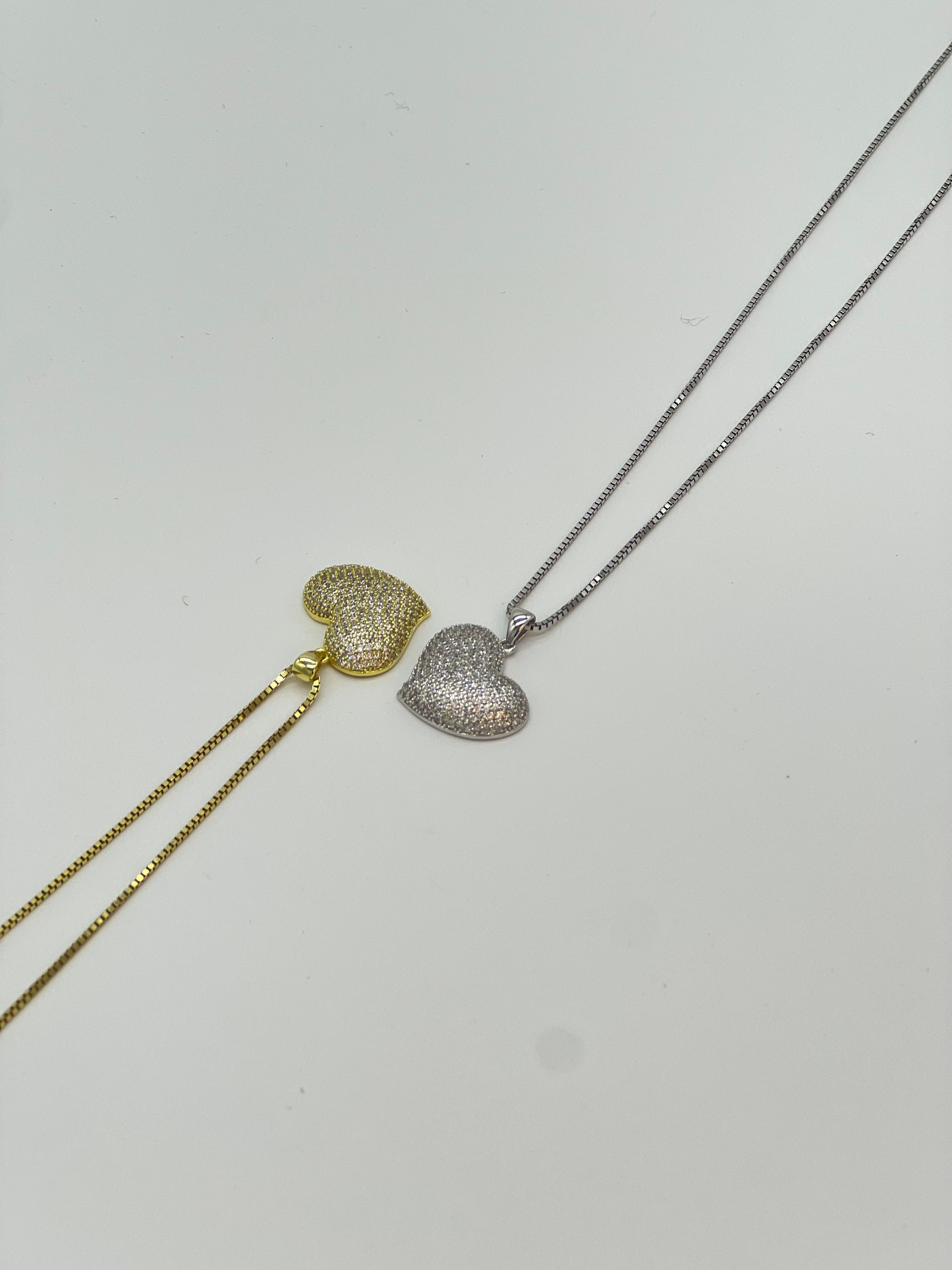 Bubble heart sale necklace