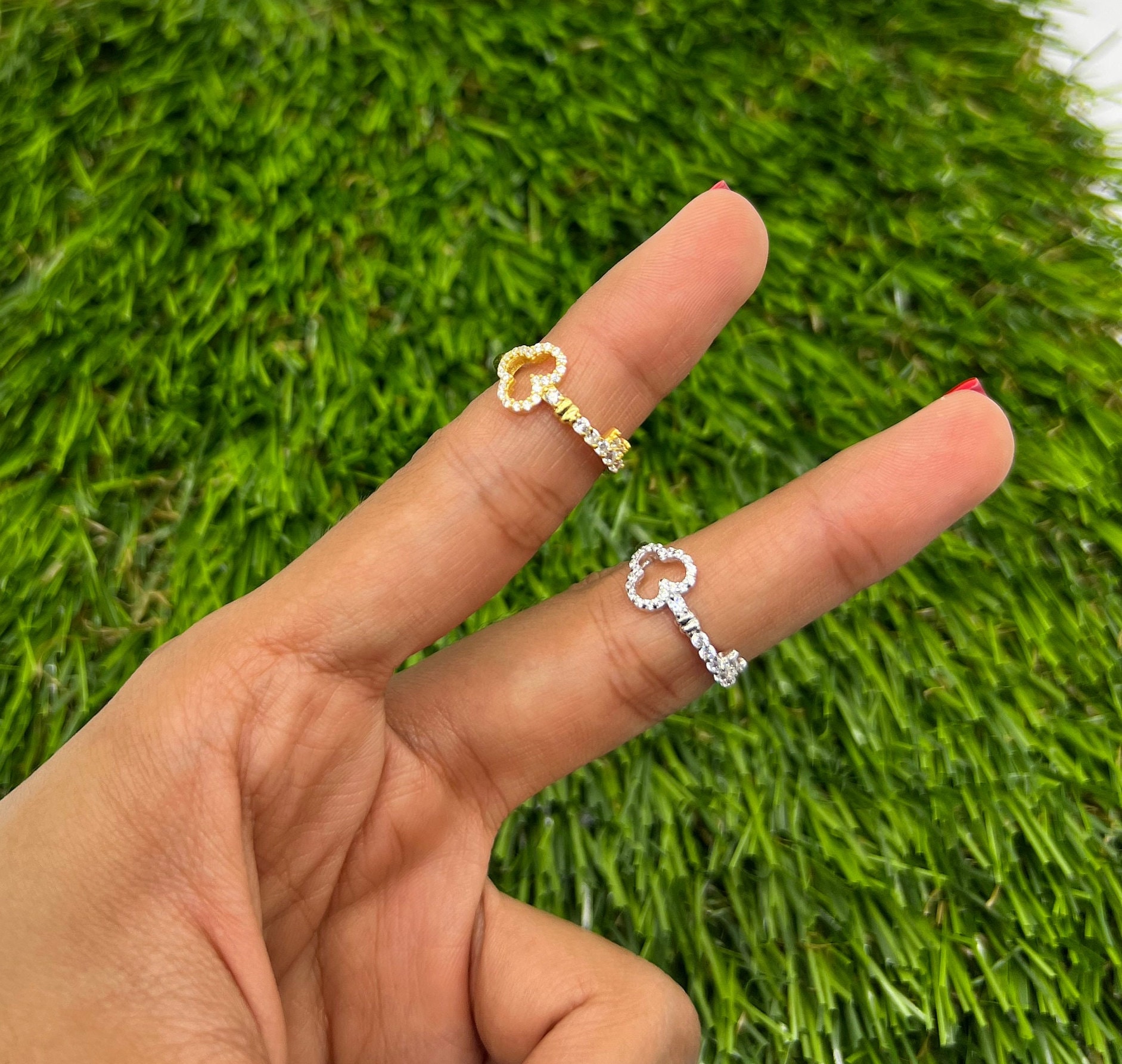 Beautiful Key Ring | Promise Ring. Made With .925 Sterling