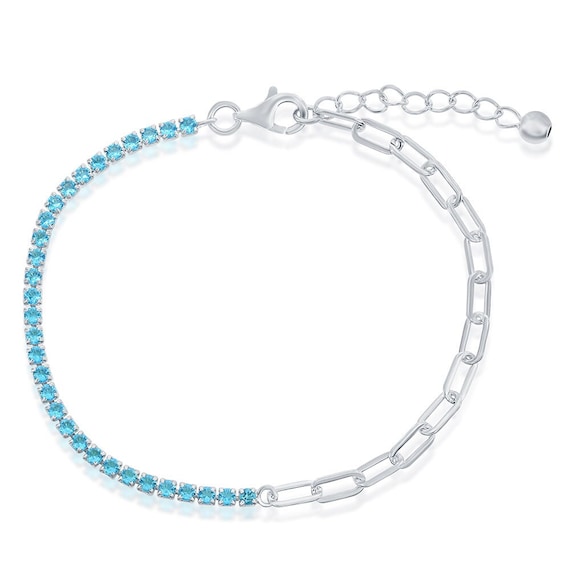 Cz tennis anklet discount