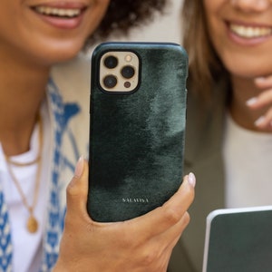 Forest Green Phone Case | For iPhone 15, iPhone 15 Pro Max, iPhone 14 Plus, Samsung Galaxy S24, S23, S22, Google Pixel 8, Pixel 7