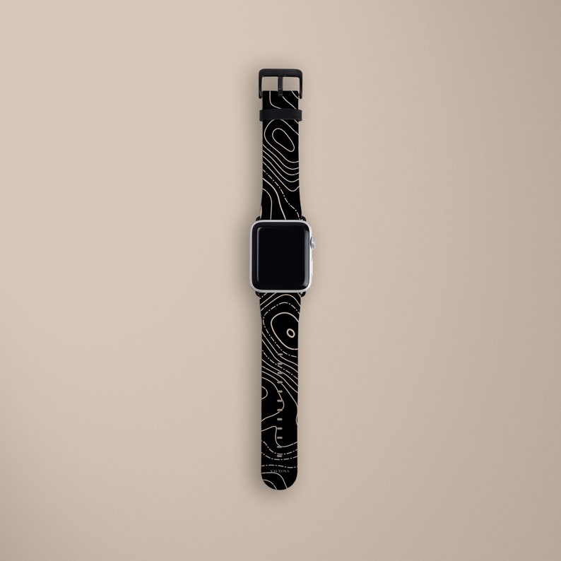 MAPA PRETO Watch Strap Apple Watch 7 Strap Samsung Galaxy | Etsy