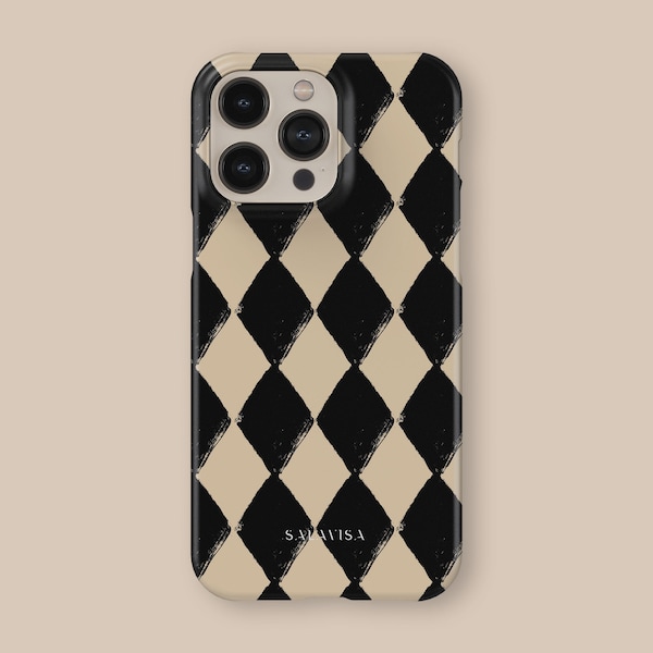 Diamond Chess Phone Case | For iPhone 15, iPhone 15 Pro Max, iPhone 14 Plus, Samsung Galaxy S24, S23, S22, Google Pixel 8, Pixel 7