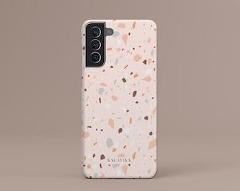 Pink Terrazzo Aesthetic Samsung Galaxy S22 Case, S22 Ultra, S22 Plus, S21 Case, S21 FE, Galaxy Note 20, S20 A21s A72 A52 A32 | AW00020