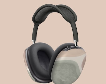 Pale Colors Curves AirPods Max Case | Personalised AirPods Max Cover Cute | AirPods Max Aesthetic | Protective Case for Airpods Max