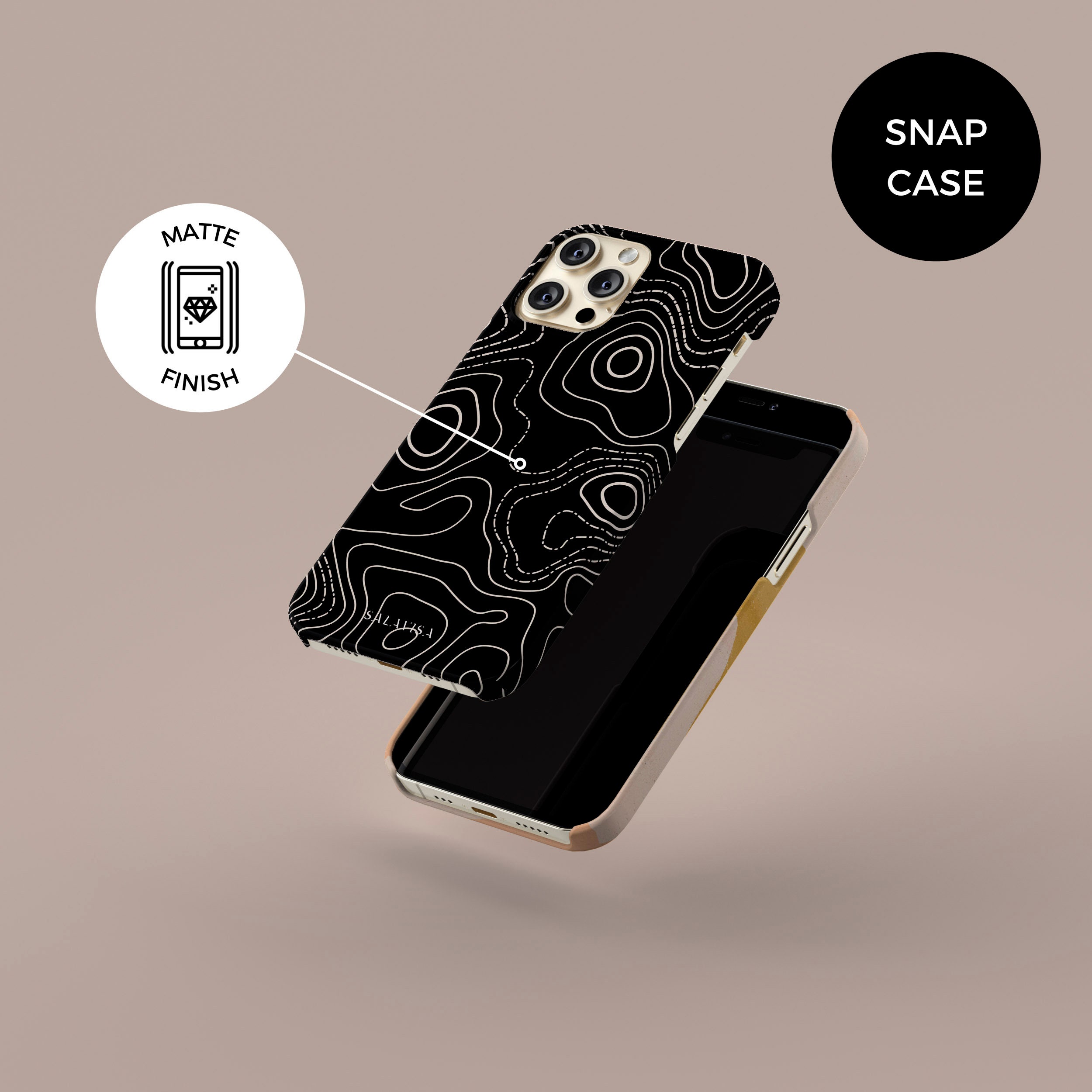 iPhoneアクセサリー SKYLRK iPhone 17 PRO MAX Bump Case Cave Amazon.com: KUGEW for iPhone 17 Pro Max Frameless Bumper Case with