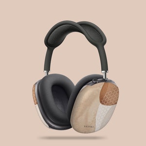 Beige Aesthetic AirPods Max Case | Personalised AirPods Max Cover Cute | AirPods Max Aesthetic | Protective Case for Airpods Max